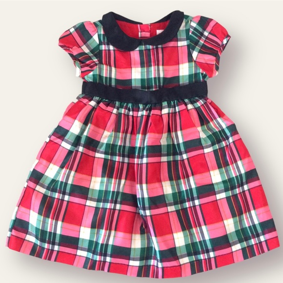 EUC Gymboree Christmas Holiday Dress size 12/18M - Picture 6 of 7